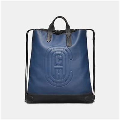 Fashion 4 Coach ACADEMY DRAWSTRING BACKPACK WITH COACH PATCH