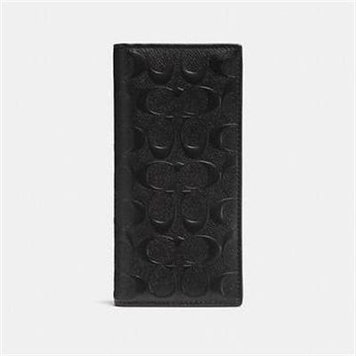 Fashion 4 Coach BREAST POCKET WALLET IN SIGNATURE CROSSGRAIN LEATHER