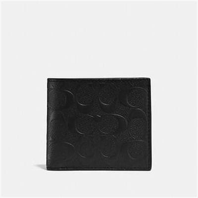 Fashion 4 Coach COIN WALLET IN SIGNATURE LEATHER