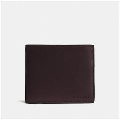 Fashion 4 Coach Compact Id Wallet In Leather