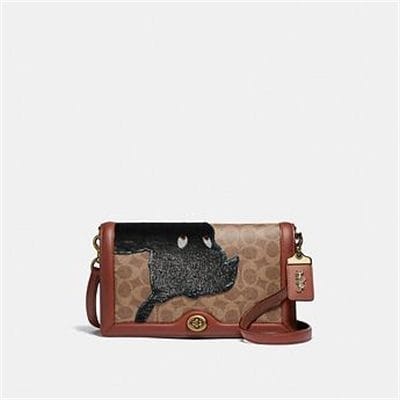 Fashion 4 Coach DISNEY X COACH SIGNATURE RILEY WITH EMBELLISHED PETER PAN