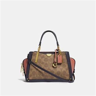 Fashion 4 Coach DREAMER 21 IN COLORBLOCK SIGNATURE CANVAS