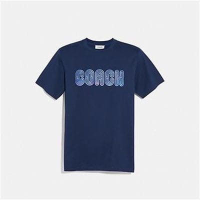 Fashion 4 Coach EMBROIDERED COACH PRINT T-SHIRT