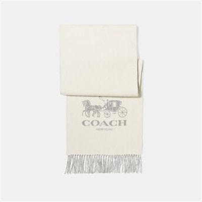 Fashion 4 Coach HORSE AND CARRIAGE BICOLOR CASHMERE MUFFLER