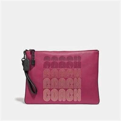 Fashion 4 Coach LARGE WRISTLET 30 WITH COACH PRINT