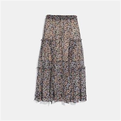 Fashion 4 Coach LONG SKIRT WITH FRONT SLITS