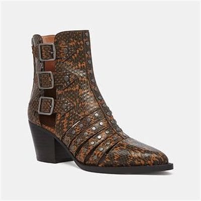 Fashion 4 Coach PHEOBE BOOTIE IN SNAKESKIN