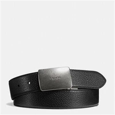 Fashion 4 Coach PLAQUE CUT TO SIZE REVERSIBLE PEBBLE LEATHER BELT