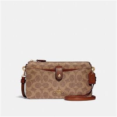 Fashion 4 Coach POP-UP MESSENGER IN COLORBLOCK SIGNATURE CANVAS