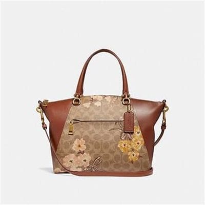 Fashion 4 Coach PRAIRIE SATCHEL IN SIGNATURE CANVAS WITH PRAIRIE FLORAL PRINT