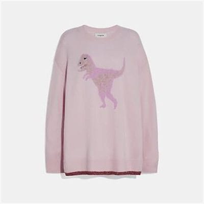 Fashion 4 Coach REXY CREW NECK INTARSIA SWEATER