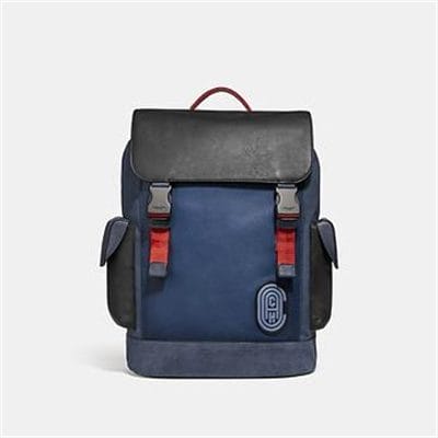 Fashion 4 Coach RIVINGTON BACKPACK IN COLORBLOCK WITH COACH PATCH