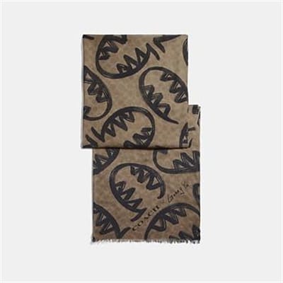 Fashion 4 Coach SIGNATURE SCARF WITH REXY BY GUANG YU