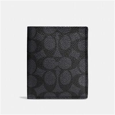 Fashion 4 Coach SLIM WALLET IN SIGNATURE CANVAS