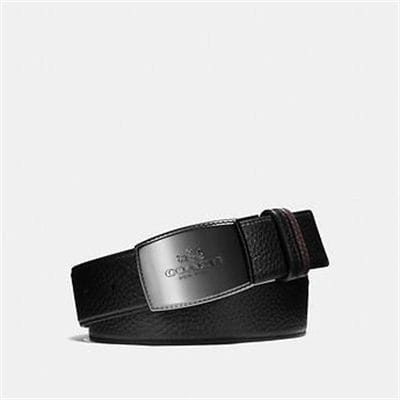 Fashion 4 Coach STITCHED PLAQUE CUT-TO-SIZE REVERSIBLE LEATHER BELT