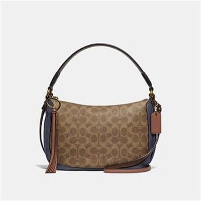 Fashion 4 Coach SUTTON CROSSBODY IN COLORBLOCK SIGNATURE CANVAS