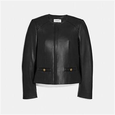 Fashion 4 Coach TAILORED LEATHER JACKET
