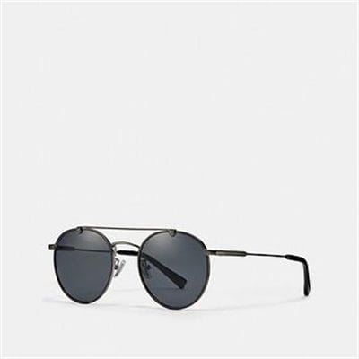 Fashion 4 Coach THIN METAL ROUND SUNGLASSES