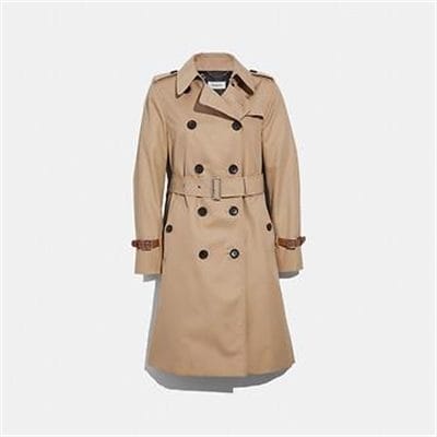 Fashion 4 Coach TRENCH WITH LEATHER BRACELET