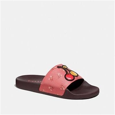 Fashion 4 Coach UDELE SPORT SLIDE WITH FLORAL BOW PRINT