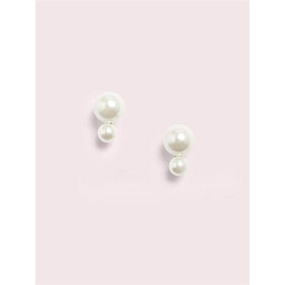 Fashion 4 - bright ideas double pearl studs