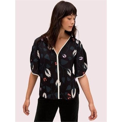 Fashion 4 - deco bloom crepe blouse