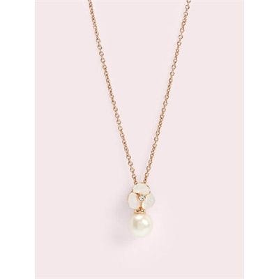 Fashion 4 - disco pansey pearl mini drop pendant
