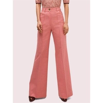 Fashion 4 - heather basket weave flare pant