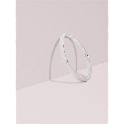 Fashion 4 - heritage spade thin metal button bangle