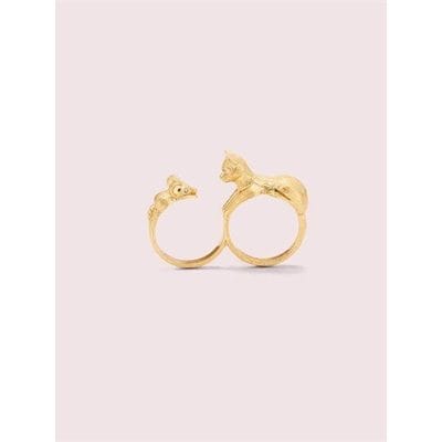 Fashion 4 - house cat & mouse ring