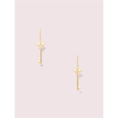 Fashion 4 - lock and spade legacy logo drop earrings