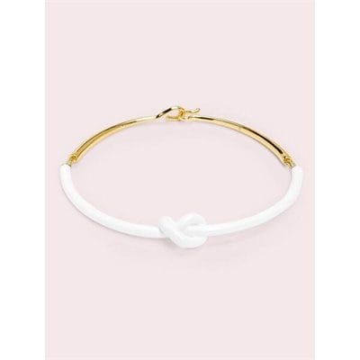 Fashion 4 - loves me knot enamel necklace