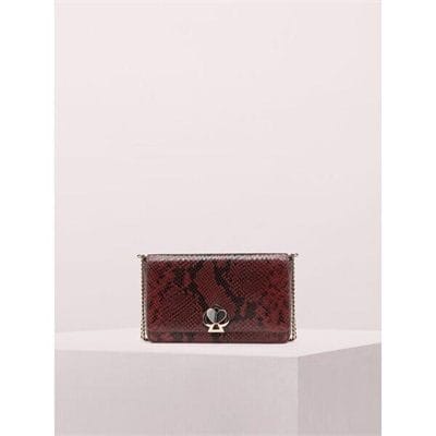 Fashion 4 - nicola snake embossed twistlock chain wallet
