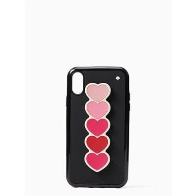 Fashion 4 - ombre heart iphone xr stand case