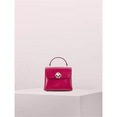 Fashion 4 - romy croc-embossed mini top-handle satchel