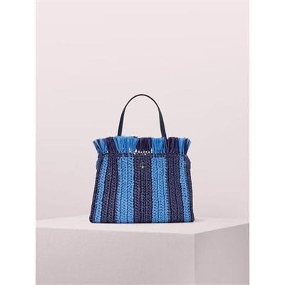 Fashion 4 - sam stripe straw medium satchel