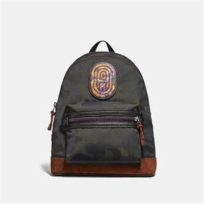 Fashion 4 Coach ACADEMY BACKPACK WITH WILD BEAST PRINT AND KAFFE FASSETT COACH PATCH