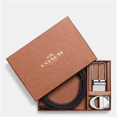 Fashion 4 Coach BOXED SCULPTED C CUT-TO-SIZE REVERSIBLE BELT