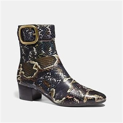 Fashion 4 Coach CASSANDRA BOOTIE IN SNAKESKIN