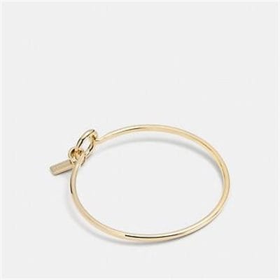 Fashion 4 Coach CHARM BASE HINGED HOOP BANGLE