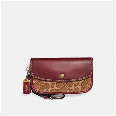 Fashion 4 Coach CLUTCH IN SIGNATURE JACQUARD