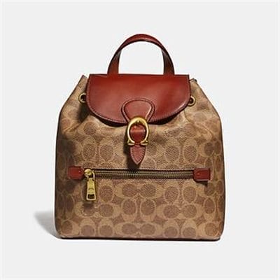 Fashion 4 Coach EVIE BACKPACK 22 IN SIGNATURE CANVAS