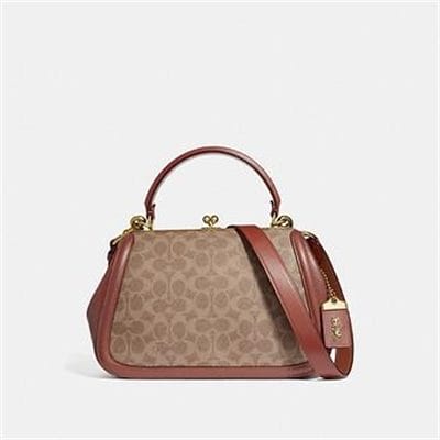 Fashion 4 Coach FRAME BAG IN SIGNATURE CANVAS