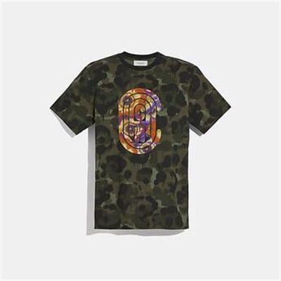Fashion 4 Coach WILD BEAST COACH T-SHIRT WITH KAFFE FASSETT PRINT