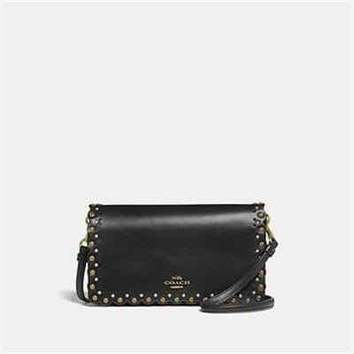 Fashion 4 Coach HAYDEN FOLDOVER CROSSBODY CLUTCH WITH SCALLOP RIVETS