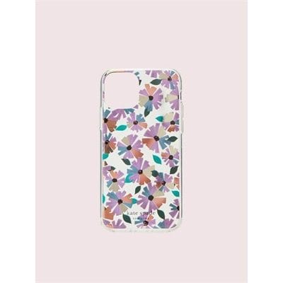 Fashion 4 - jeweled clear wallflower iphone 11 pro case