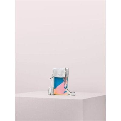 Fashion 4 - iridescent flap phone crossbody