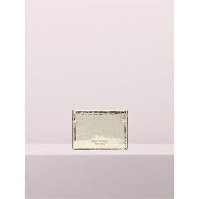 Fashion 4 - sylvia croc embossed mirror card case