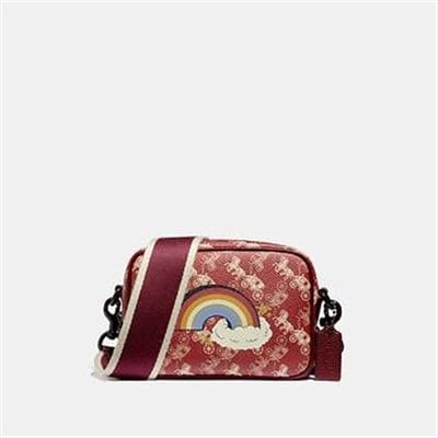 Fashion 4 Coach CAMERA BAG 16 WITH HORSE AND CARRIAGE PRINT AND RAINBOW
