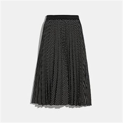 Fashion 4 Coach MICRO DOT PLEATED SKIRT